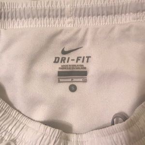 Nike Shorts - White nike athletic shorts Nike Shorts - White nike athletic shorts